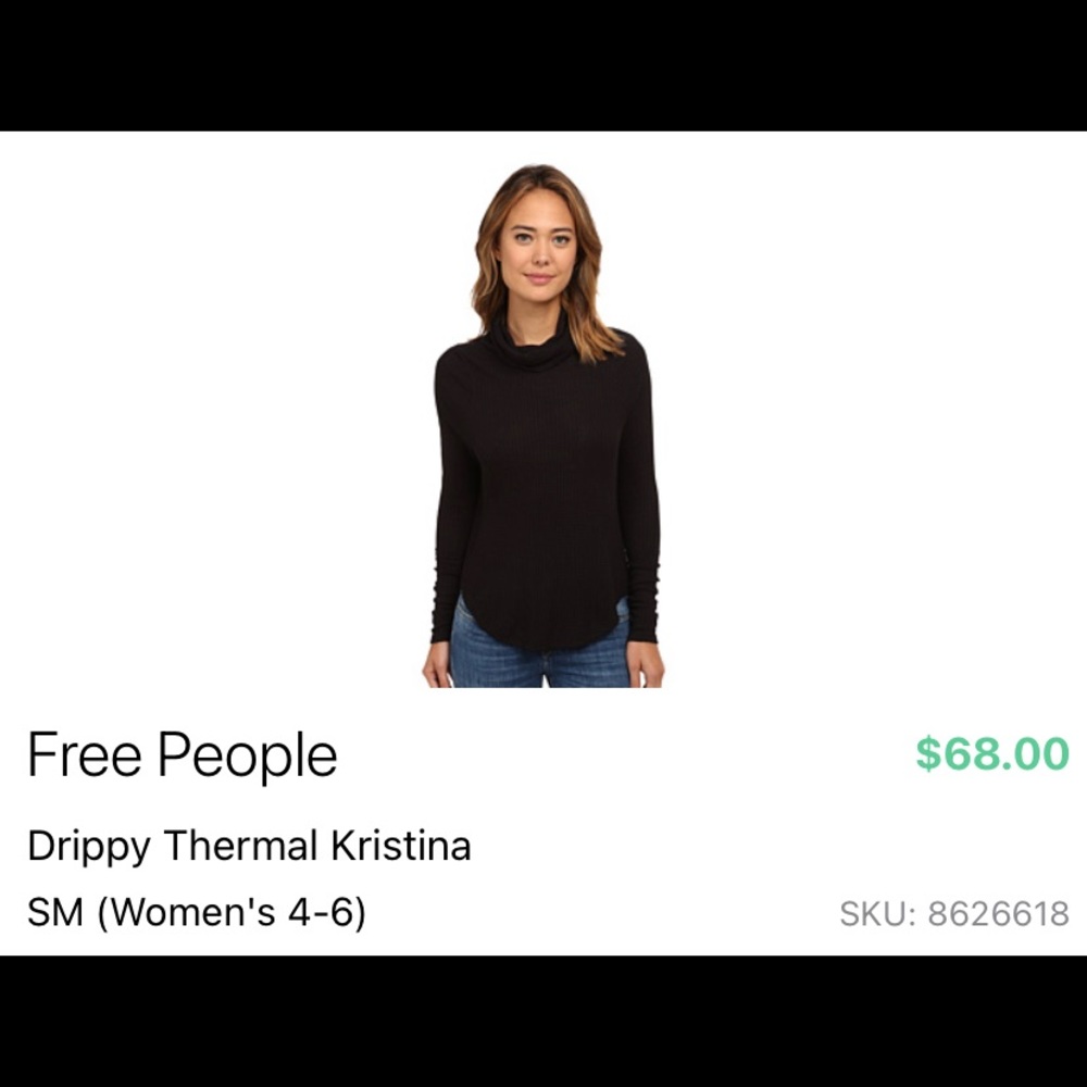 Free People turtleneck top